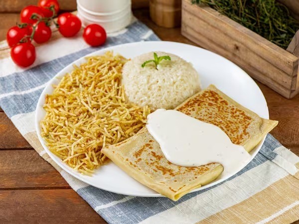 1 QUECA M + 1 ARROZ + 1 BATATA PALHA
