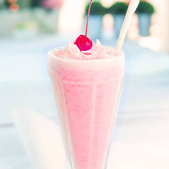 Strawberry Milkshake - Batido de Fresa