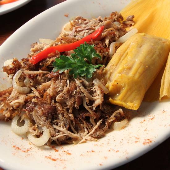 Tamal con Lechon-Tamal with Pork