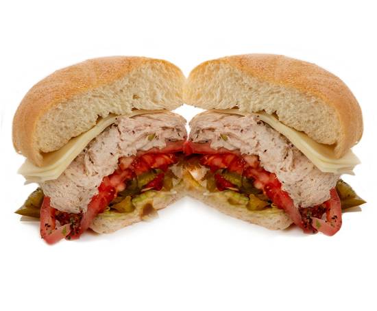 Round Kaiser Tuna Salad