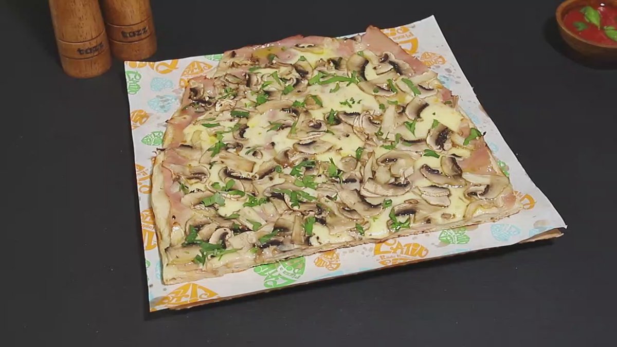 Pizza Prosciutto Cotto e Funghi
