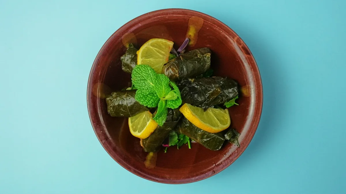 26. Homemade Grape Leaves