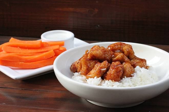 Kid's Chicken Teriyaki and Steamed Rice