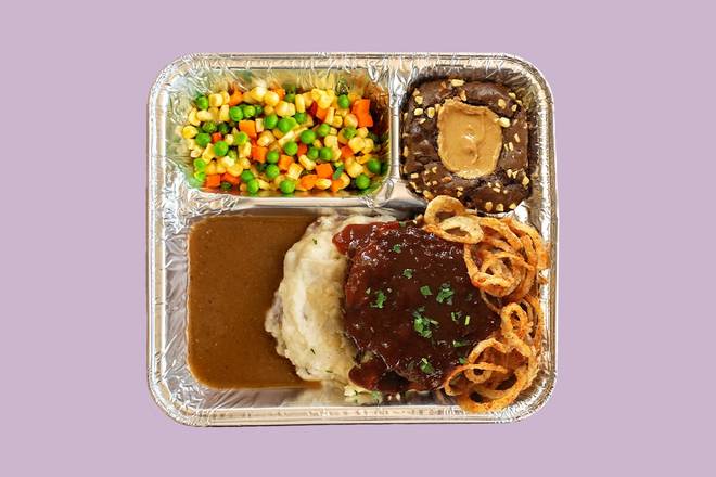 Oven-Ready TV Dinner BBQ Meatloaf