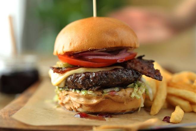 PB and J Burger*