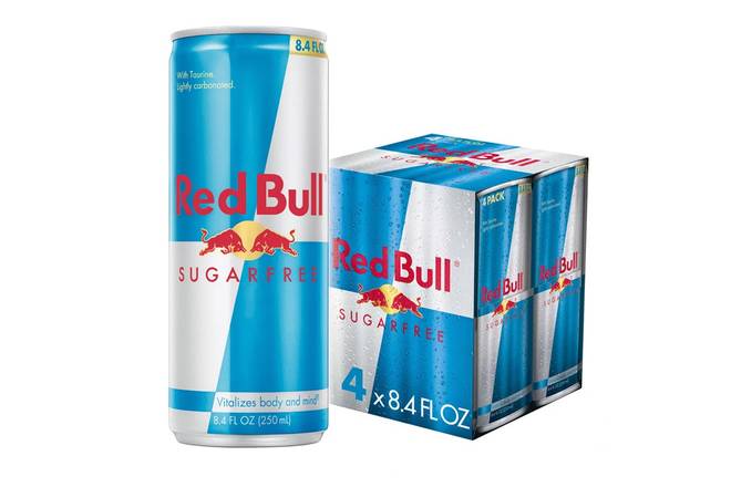 Sugarfree Red Bull 4 Pack