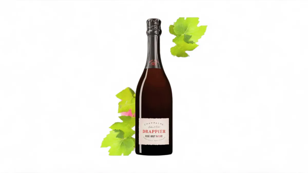 Champagne Rose Brut Nature Zéro Dosage Drappier