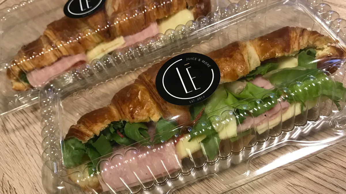 Croissant szendvics / sonka-sajt