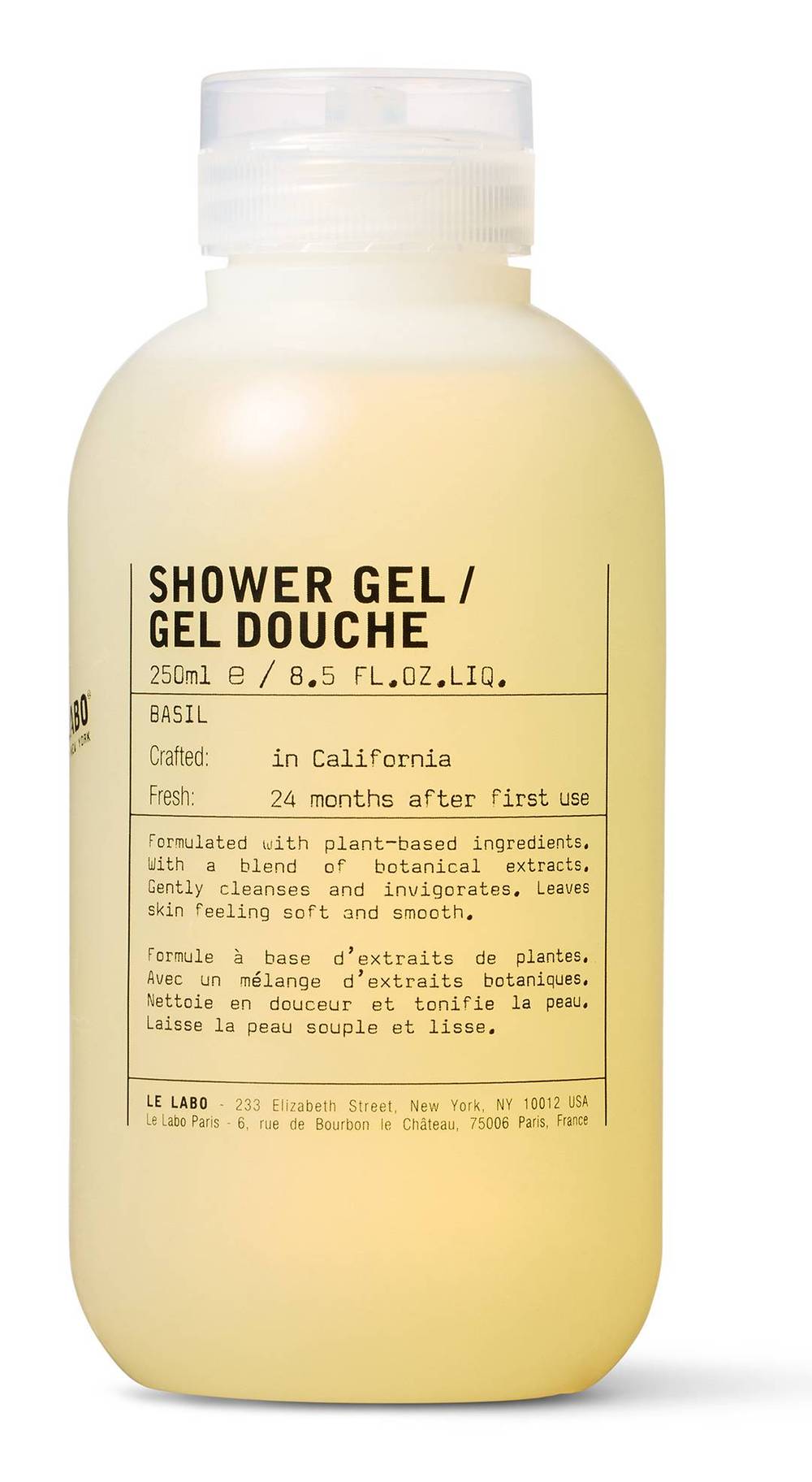 Basil Shower Gel 250ml