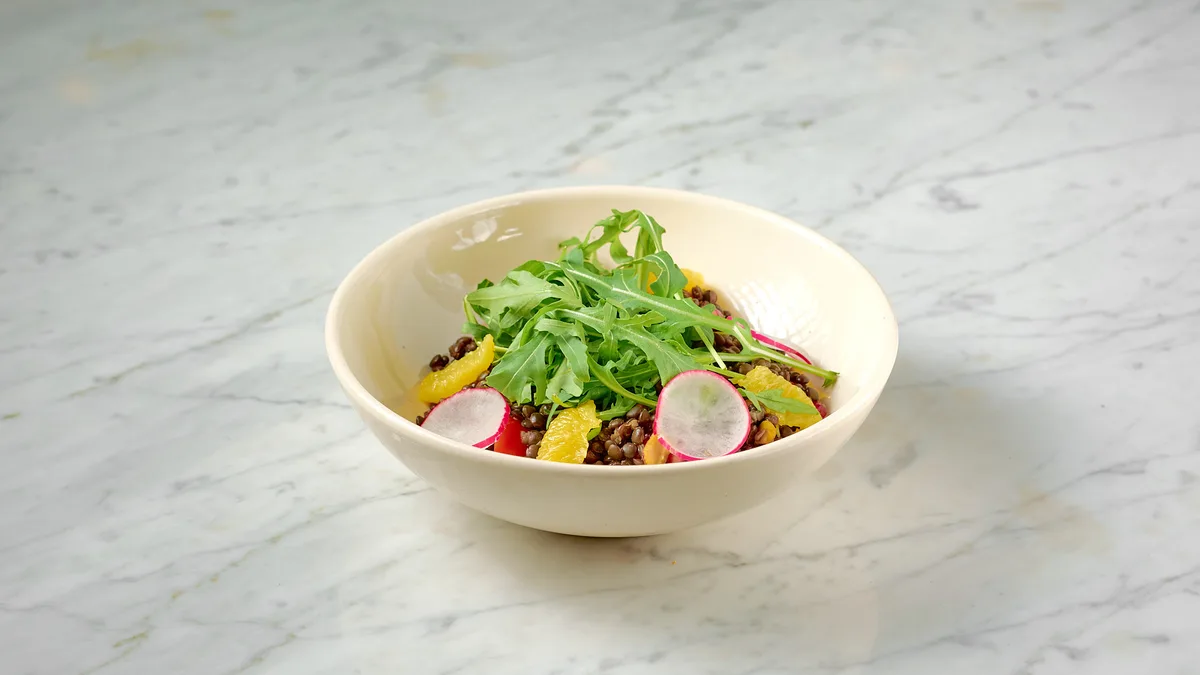 Beluga Lentils Salad (V)