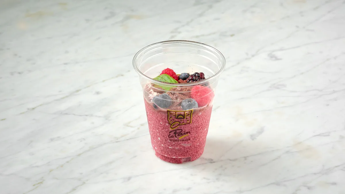 Chia Raspberry Pudding