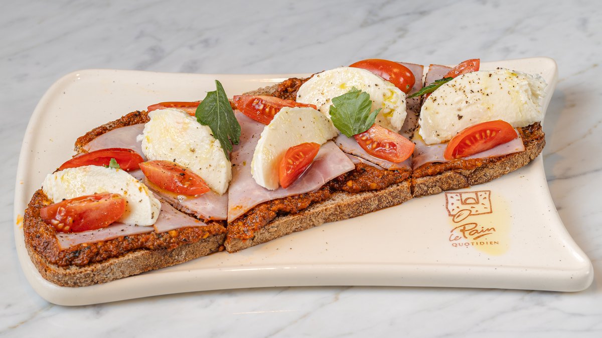 Ham and Cheese Tartine