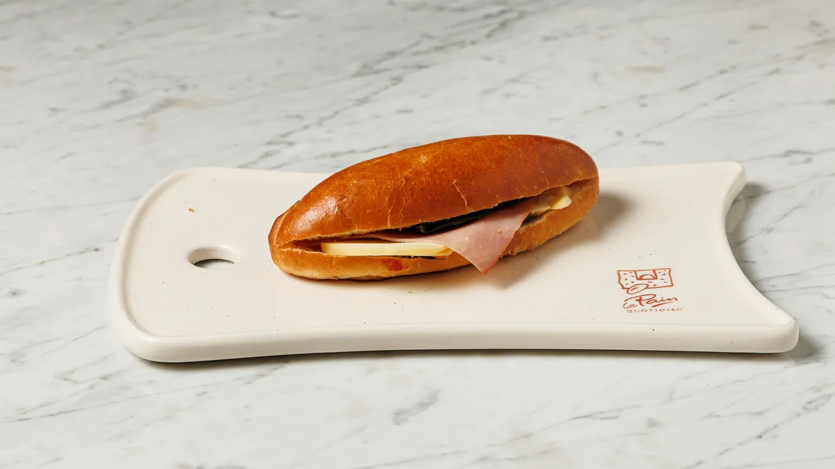 Ham and Smoked Mozzarella Sandwich
