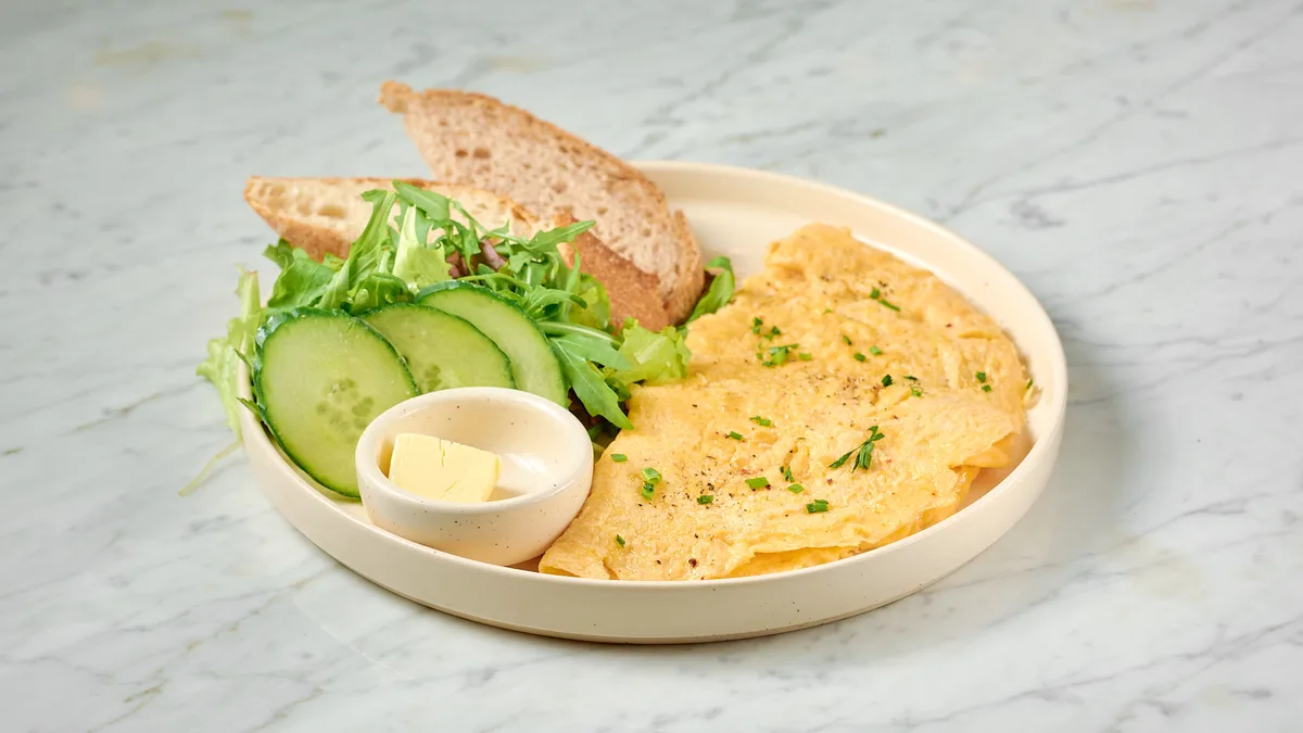 Organic Plain Omelette
