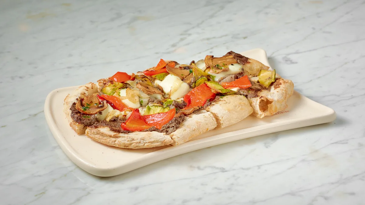 Sourdough Flatbread with Veggies