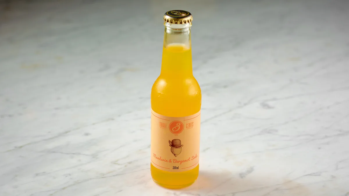 Three Cents Sodas Mandarin and Bergamot 250ml