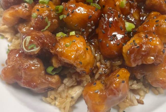 Honey Sriracha Chicken Fried Rice