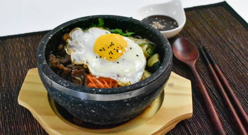 Hot Stone Bowl Bibimbap