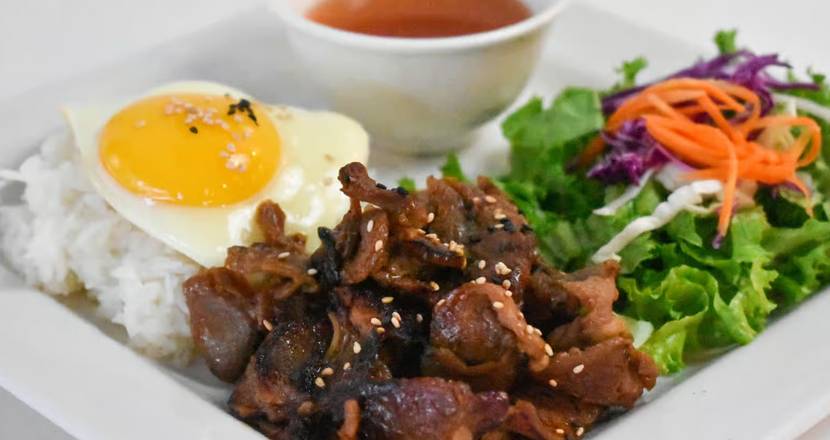 Korean BBQ Bulgogi Steamed Rice