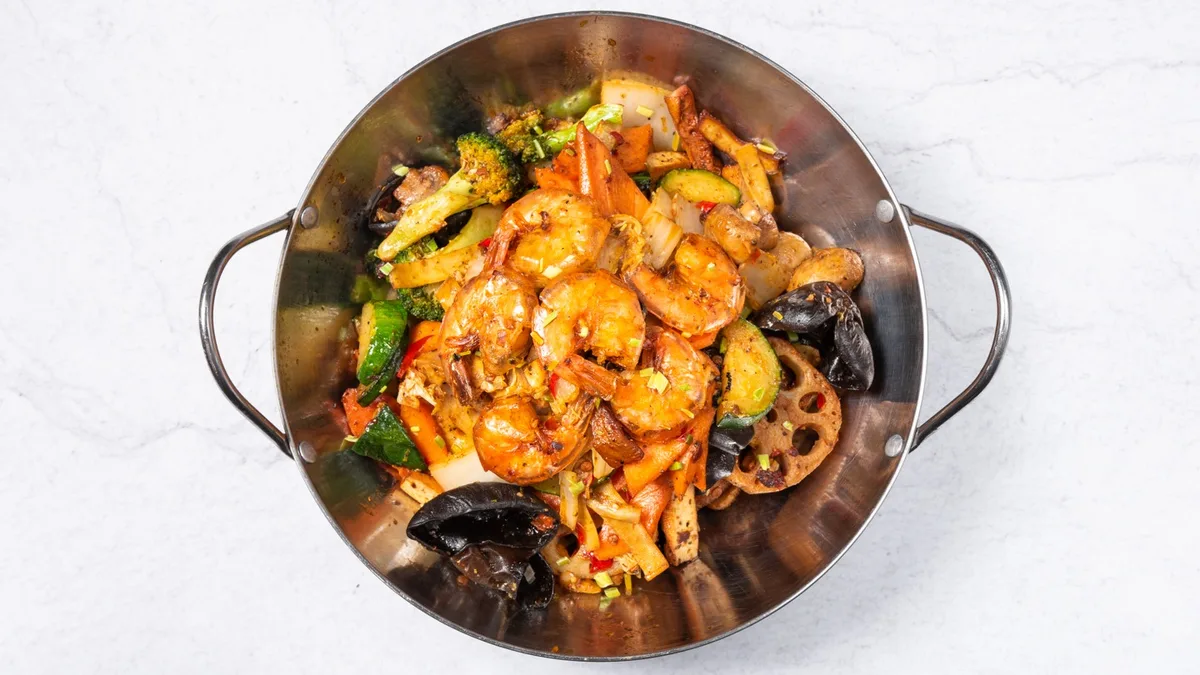 M1a. Mala Bowl Prawns