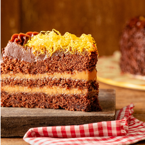 Chocolate com Fio de Ovos - Fatia