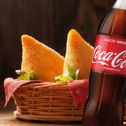 Combo 2 Coxinhas + Refrigerante 600Ml
