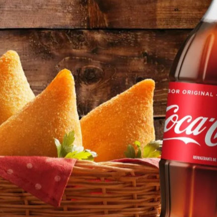 Combo 4 Coxinhas + Refrigerante 2 Litros