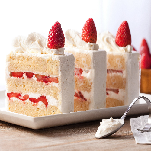 Morango com Chantilly - Fatia