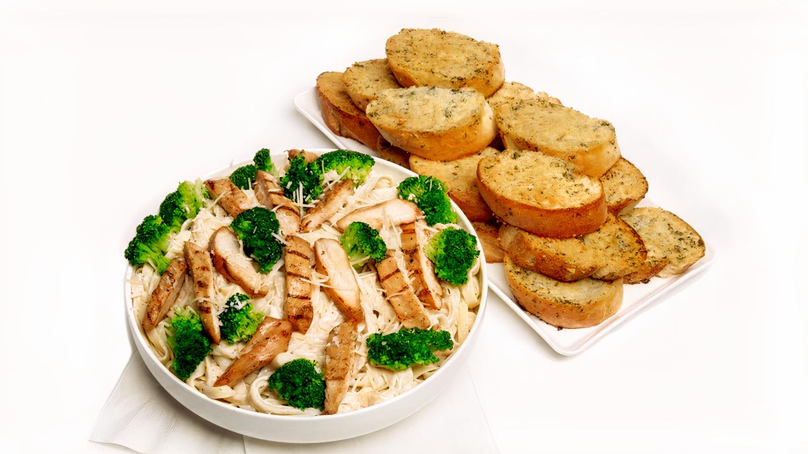 Chicken and Broccoli Fettuccini Alfredo