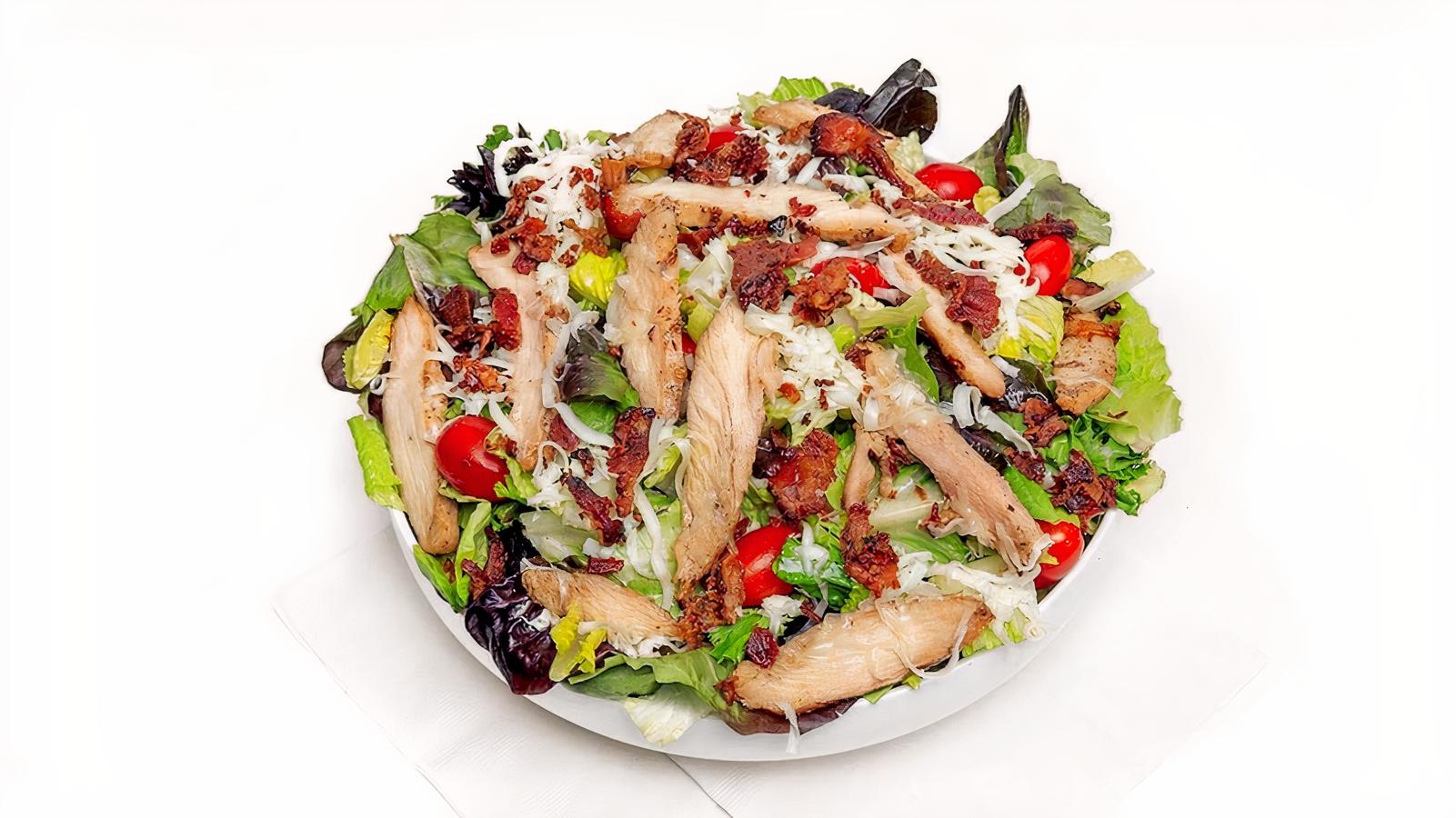 Hot Grilled Chicken Salad Party Bowl