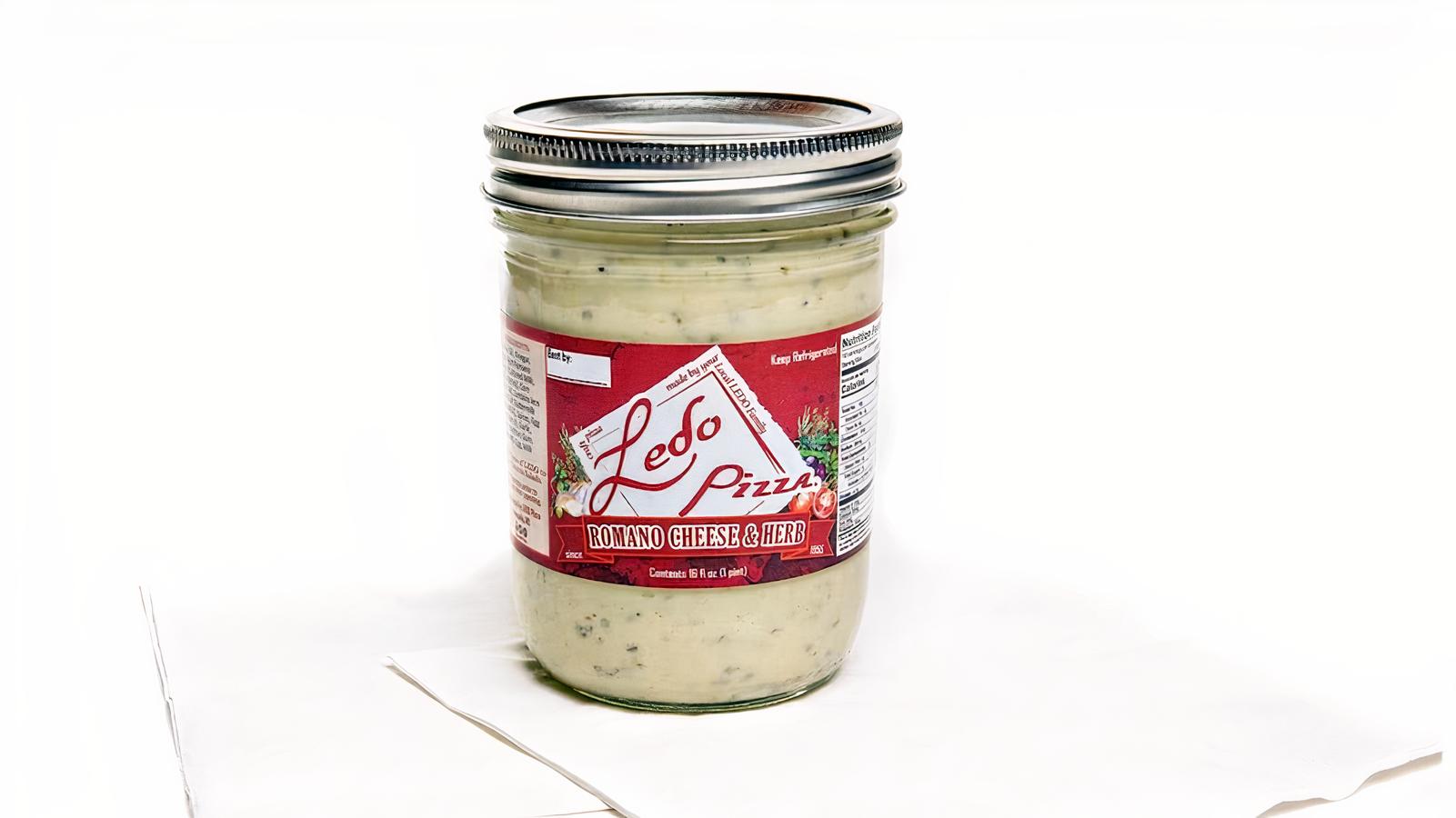 LEDO House Dressing - Romano Cheese and Herb