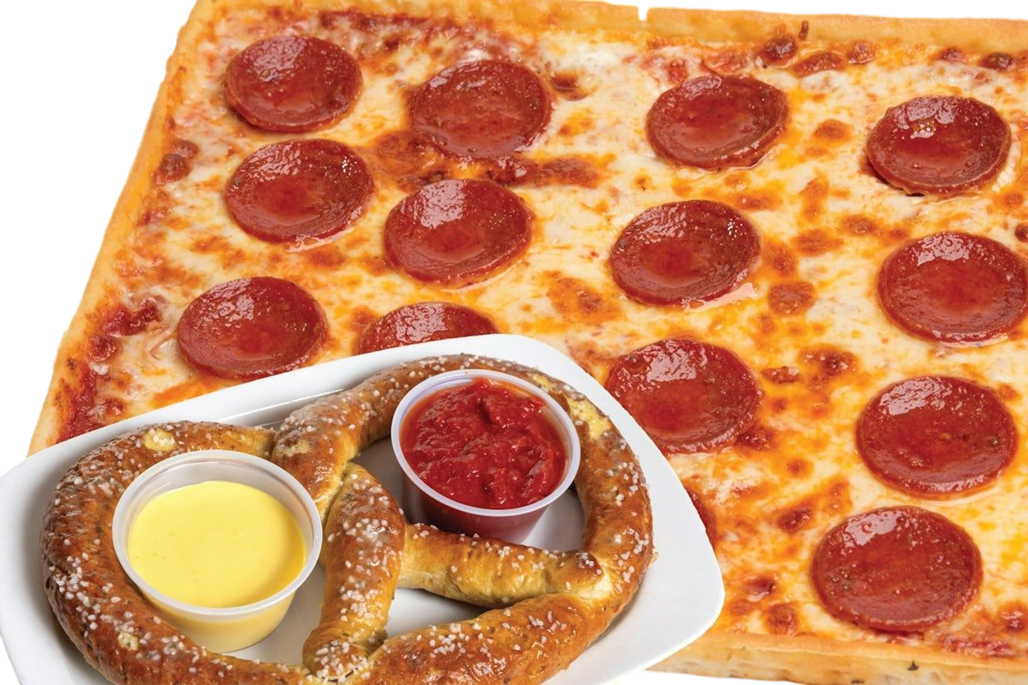 Pizza and Pretzel Deal