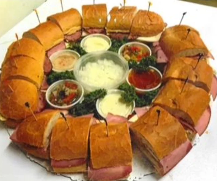 Lee’s Deli all famous 16 piece submarine tray gobbler