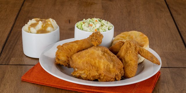 3-Piece Assorted Chicken and 2-Side Boxed Lunch