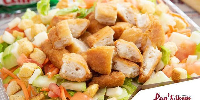 Small  Chicken Garden Salad Tray