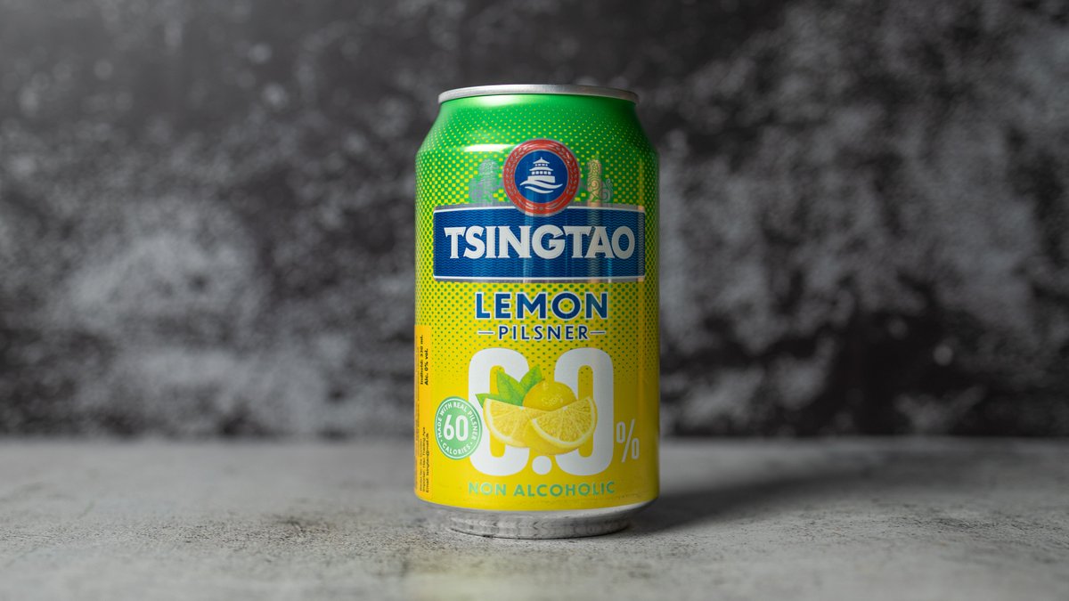 Alkoholfri Tsingtao (Lemon) 0,0% 0,33 l