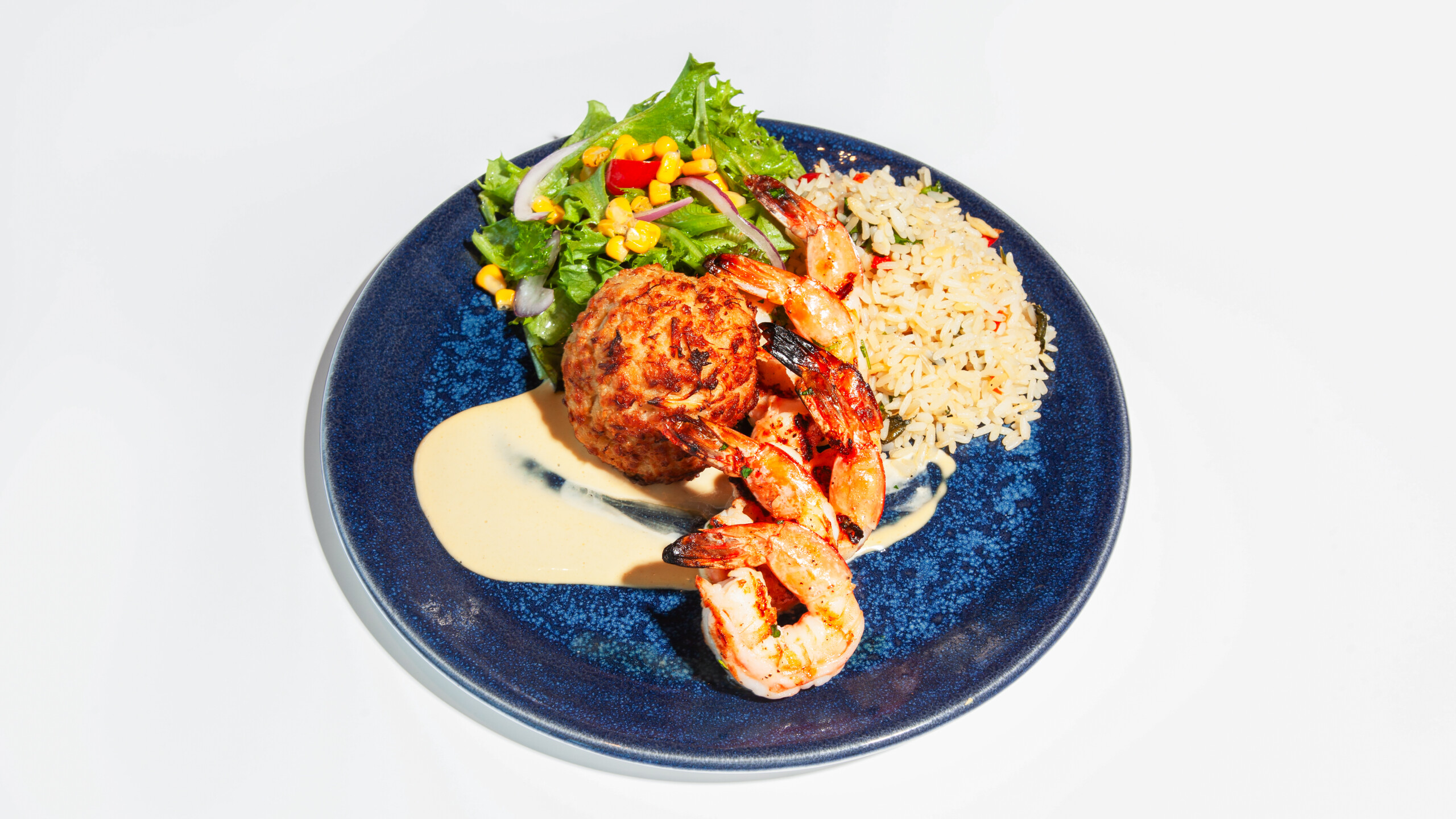 Crab Cake and Shrimp