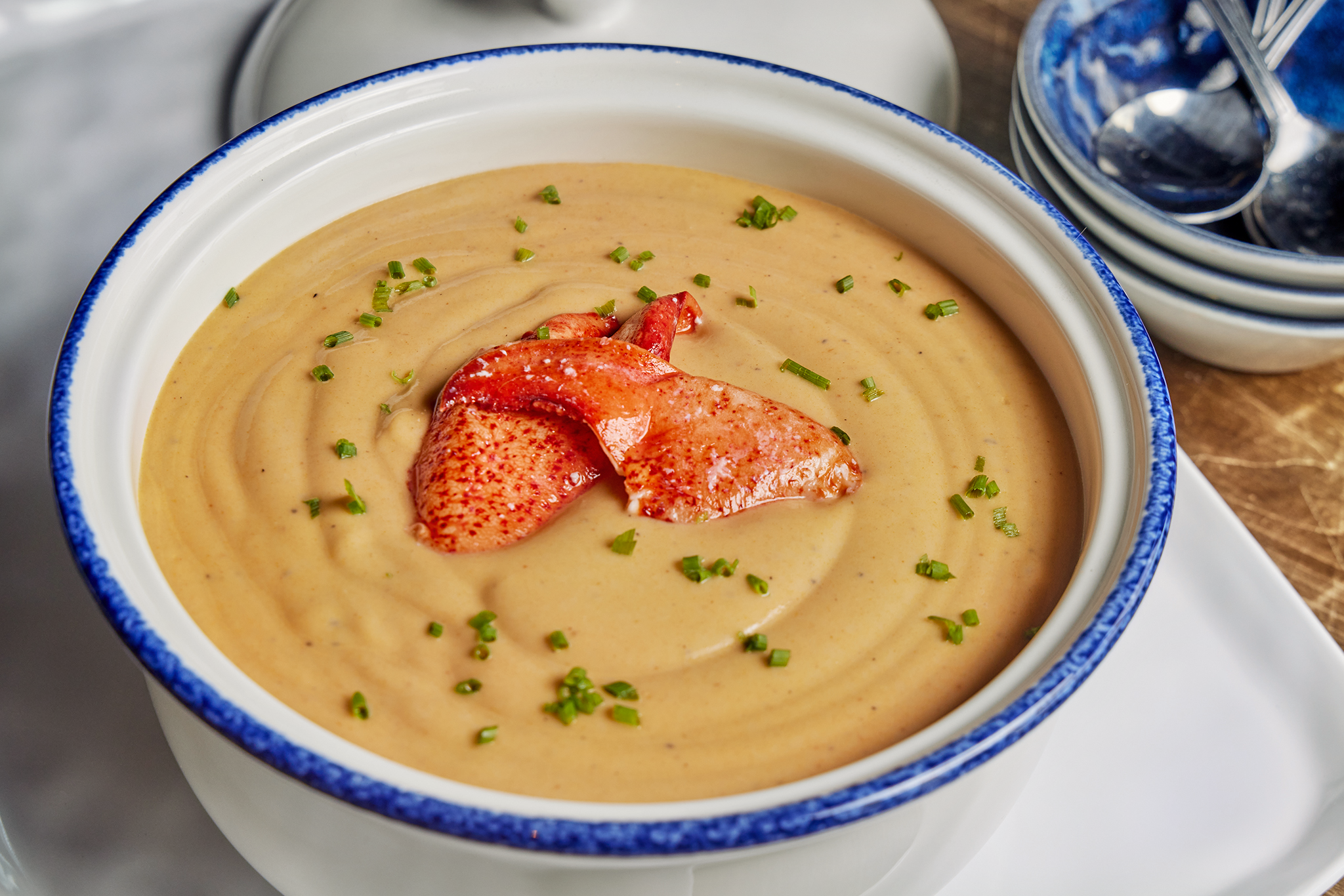 Packaged Hot - Creamy Shrimp and Corn Soup  Quart