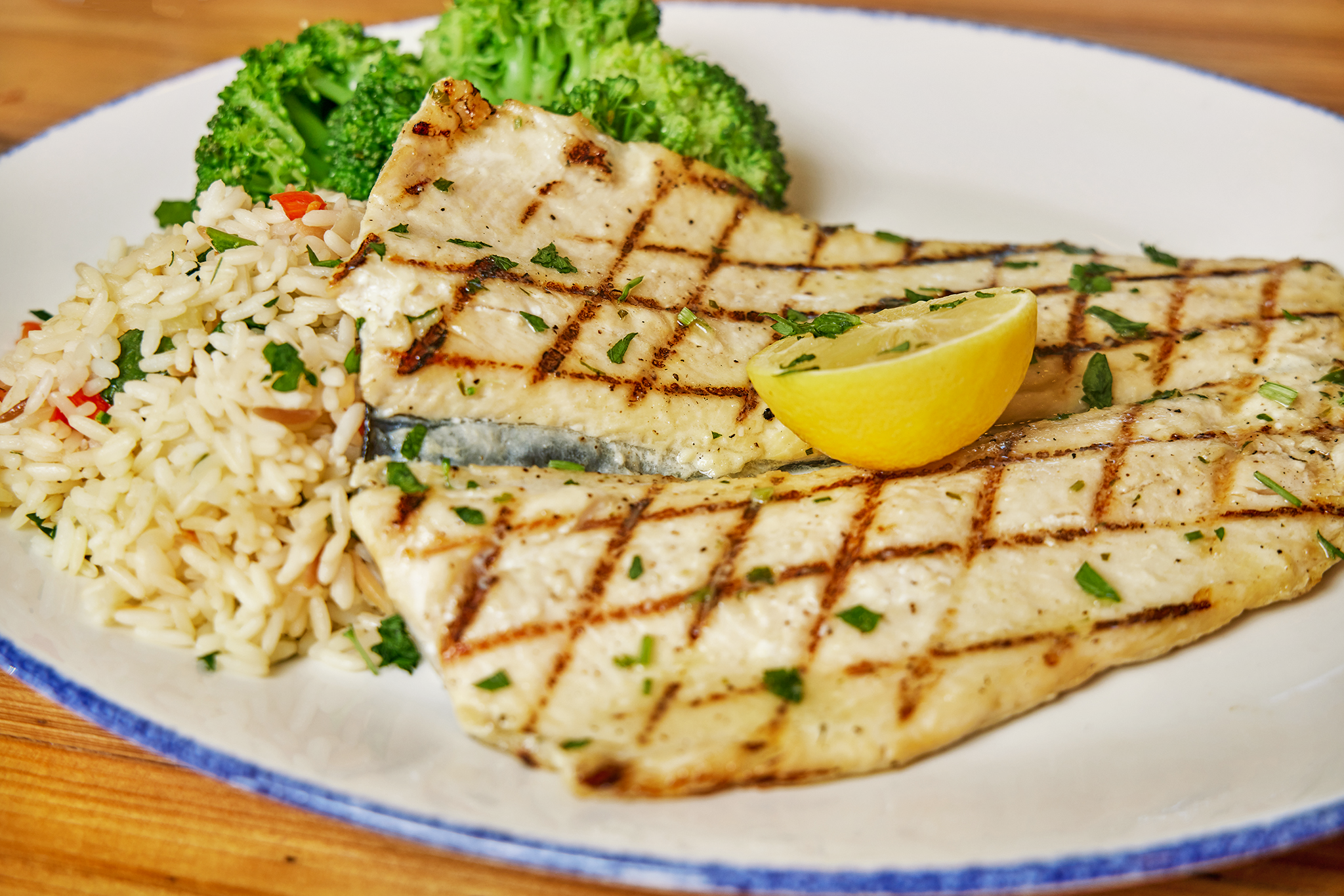 Rainbow Trout, grilled