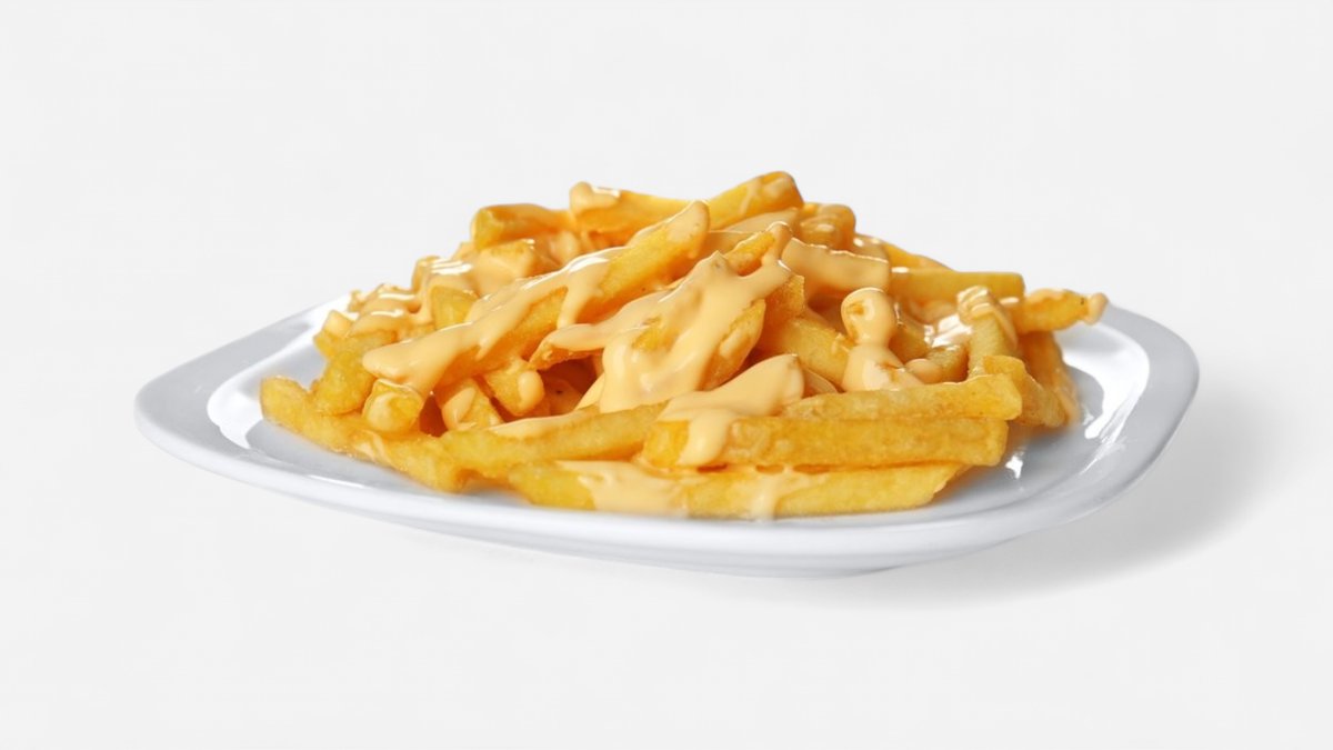 Hranolky s cheddarovou omáčkou a jalapeños 🌶️
