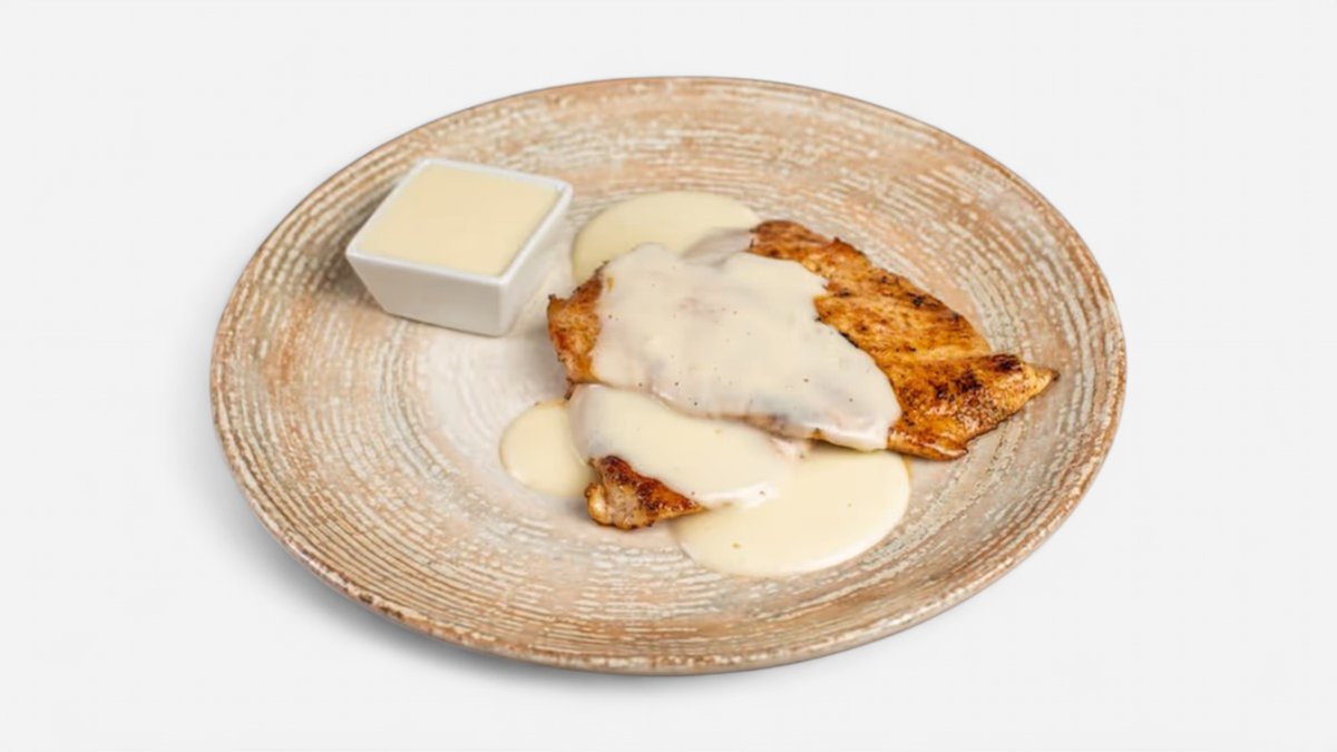 Kurací steak s nivovou omáčkou