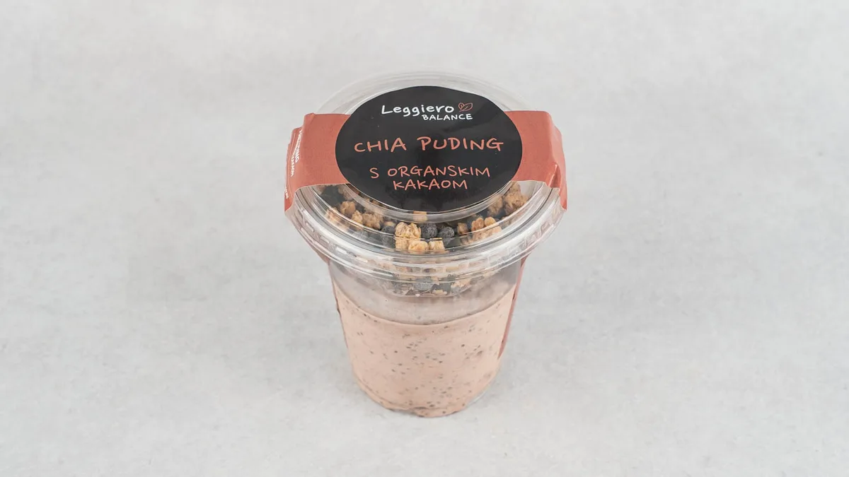 Chia puding s organskim kakaom