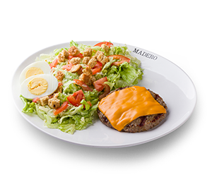 Caesar Salad Com Hamburger