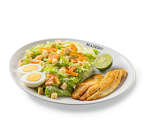 Caesar Salad Com Tilápia