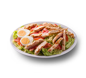 Caesar Salad Com Tiras De Peito De Fran