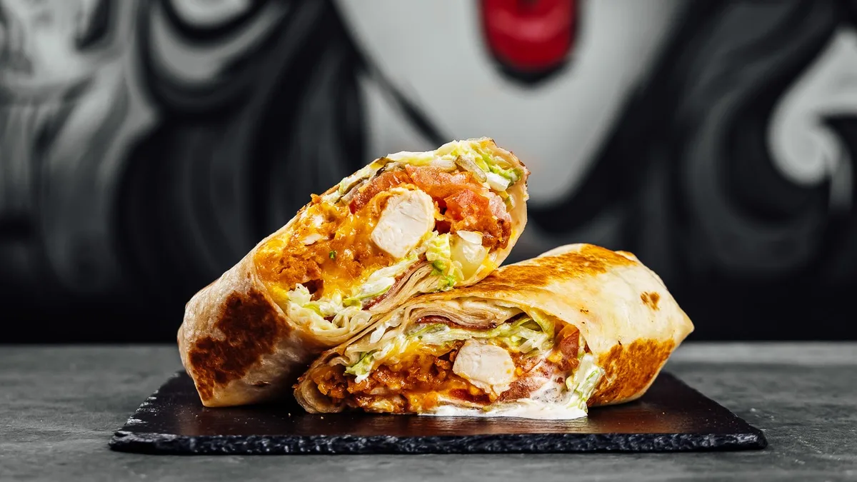 Crispy chicken tortilla
