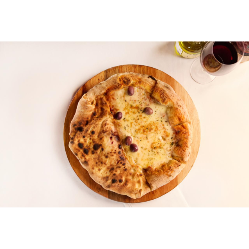 Pizza Mozzarela com Calzone de Calabresa Artesanal
