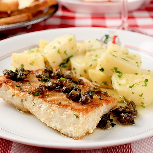 Executivo - Filet de Abadejo ao Molho de Alcaparras