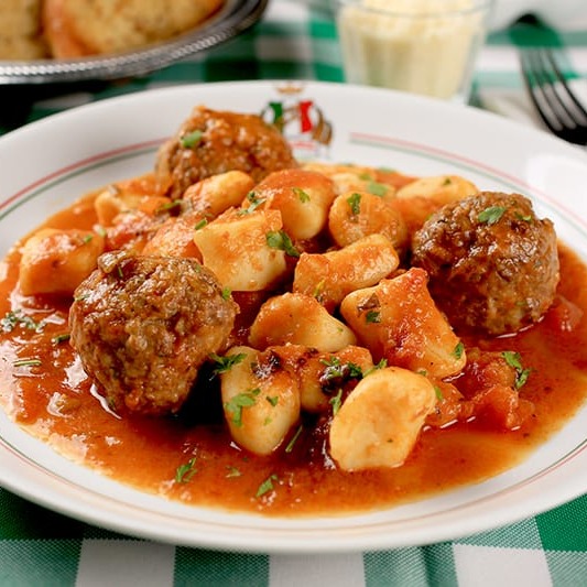 Executivo - Gnocchi Branco C/ Porpetas