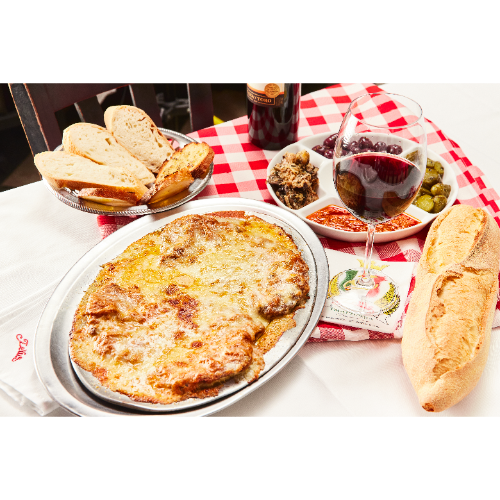 Filetto à Parmegiana de 4 Queijos